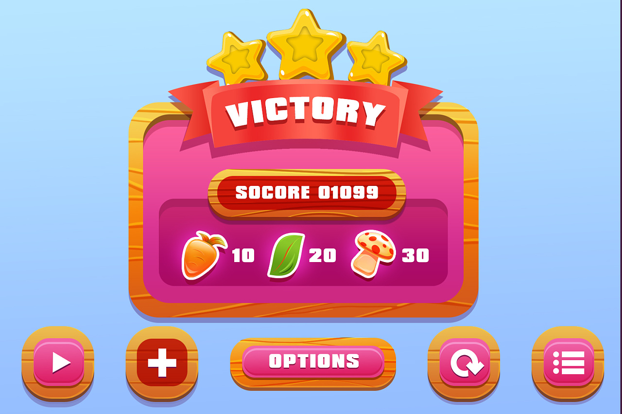 小游戏界面练习|ui|游戏ui|哈撒哈撒哈撒 - 临摹作品 - 站酷 (zcool)