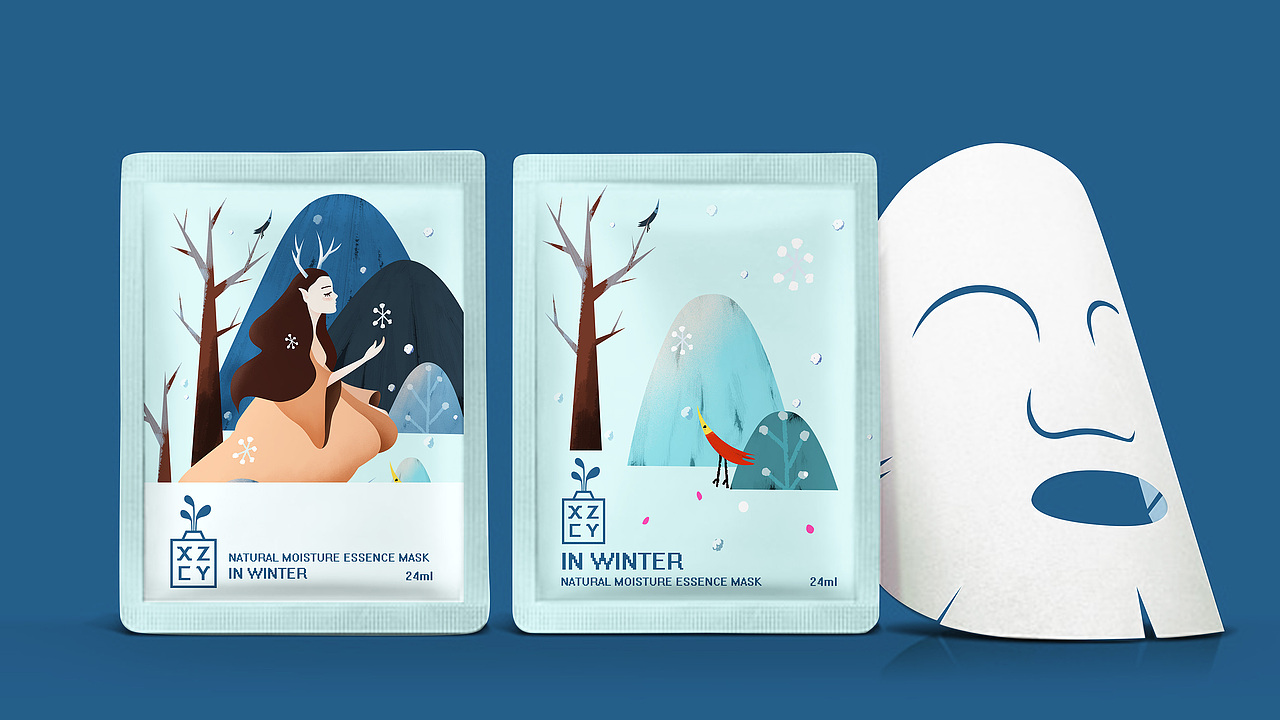 化妆品LOGO及包装设计 | 插画 手绘 清新