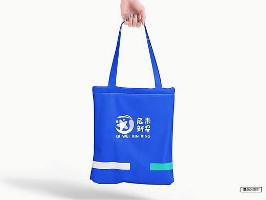 启未新星儿童品牌logo设计