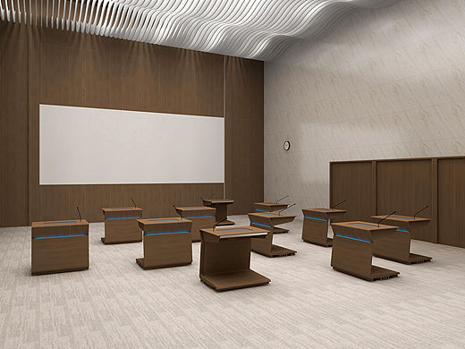 阿里巴巴国际厅会议桌——效果图