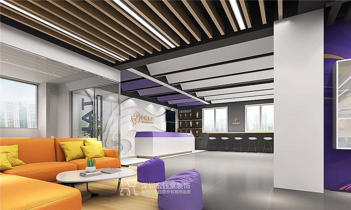 郑州亚楠舞蹈培训学校装修设计方案（图ZMTkyMzYzNjI4） - 家装设计 - 站酷设计师郑州培训机构装修原创素材 - 站酷ZCOOL