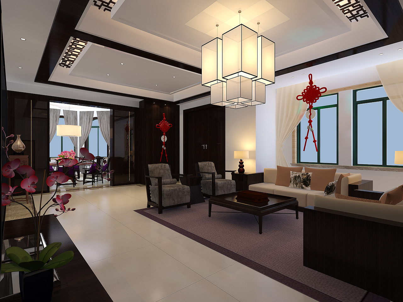 3DMAX中国风室内设计（图ZMTcwNjk3MzY=） - 家装设计 - 站酷设计师sgsgs原创素材 - 站酷ZCOOL