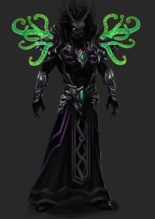 邪神术士|插画|游戏原画|wo94wo3_原创作品-站酷zcool