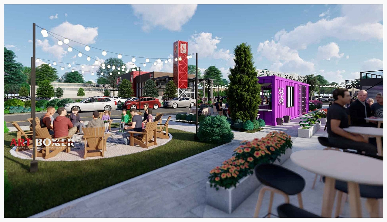 沃尔玛沉浸式集装箱购物公园I集装箱商业街I 集装客