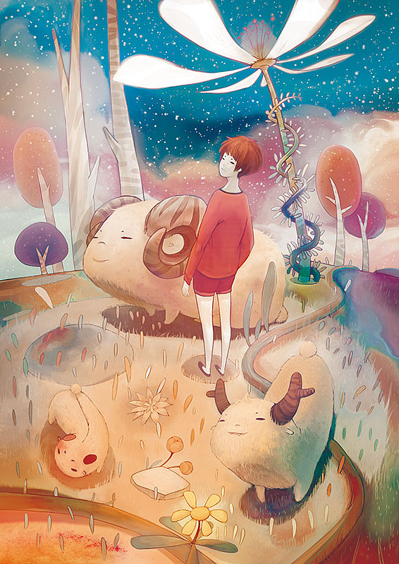 春（图ZNDYyNTg0ODA=） - 商业插画 - 站酷设计师godzillainzoo原创素材 - 站酷ZCOOL