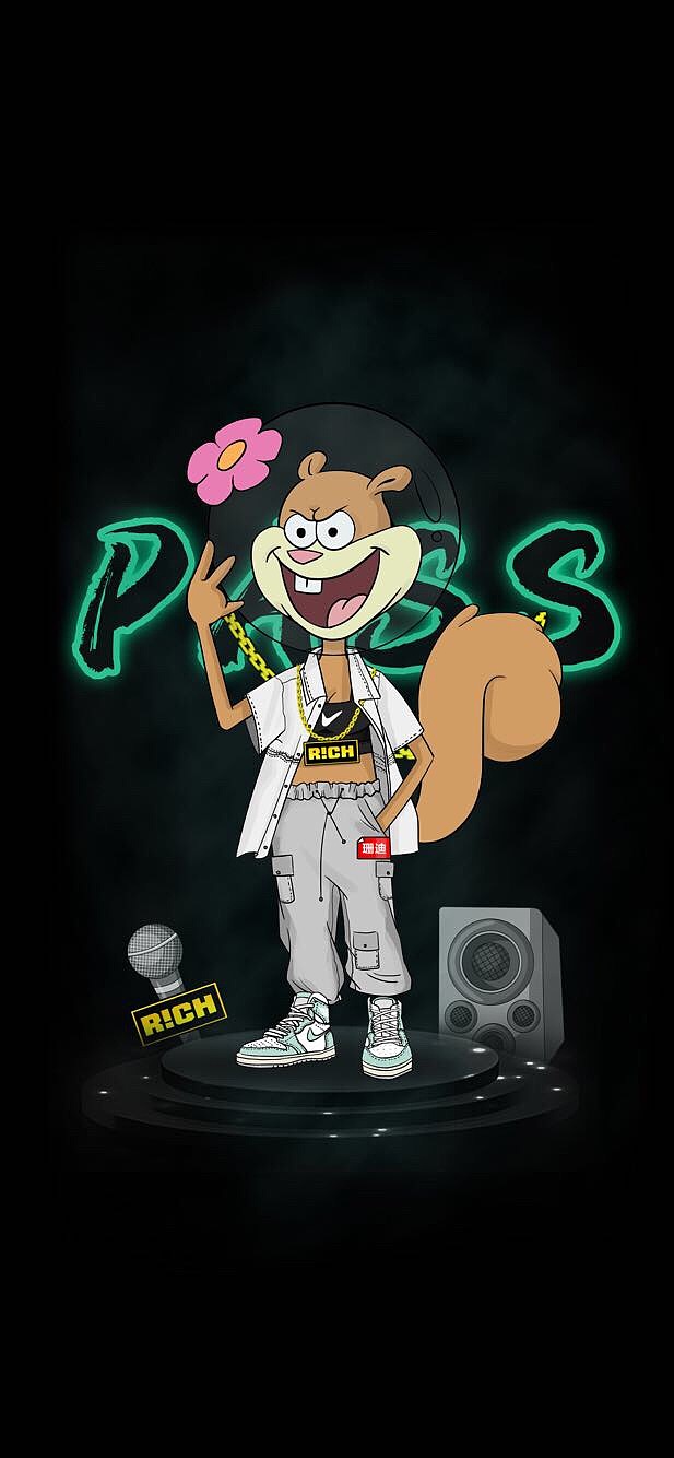 “海绵宝宝说唱组”（图ZMTcwMTAyNDY4） - 新锐潮流插画 - 站酷设计师LZXStudio原创素材 - 站酷ZCOOL