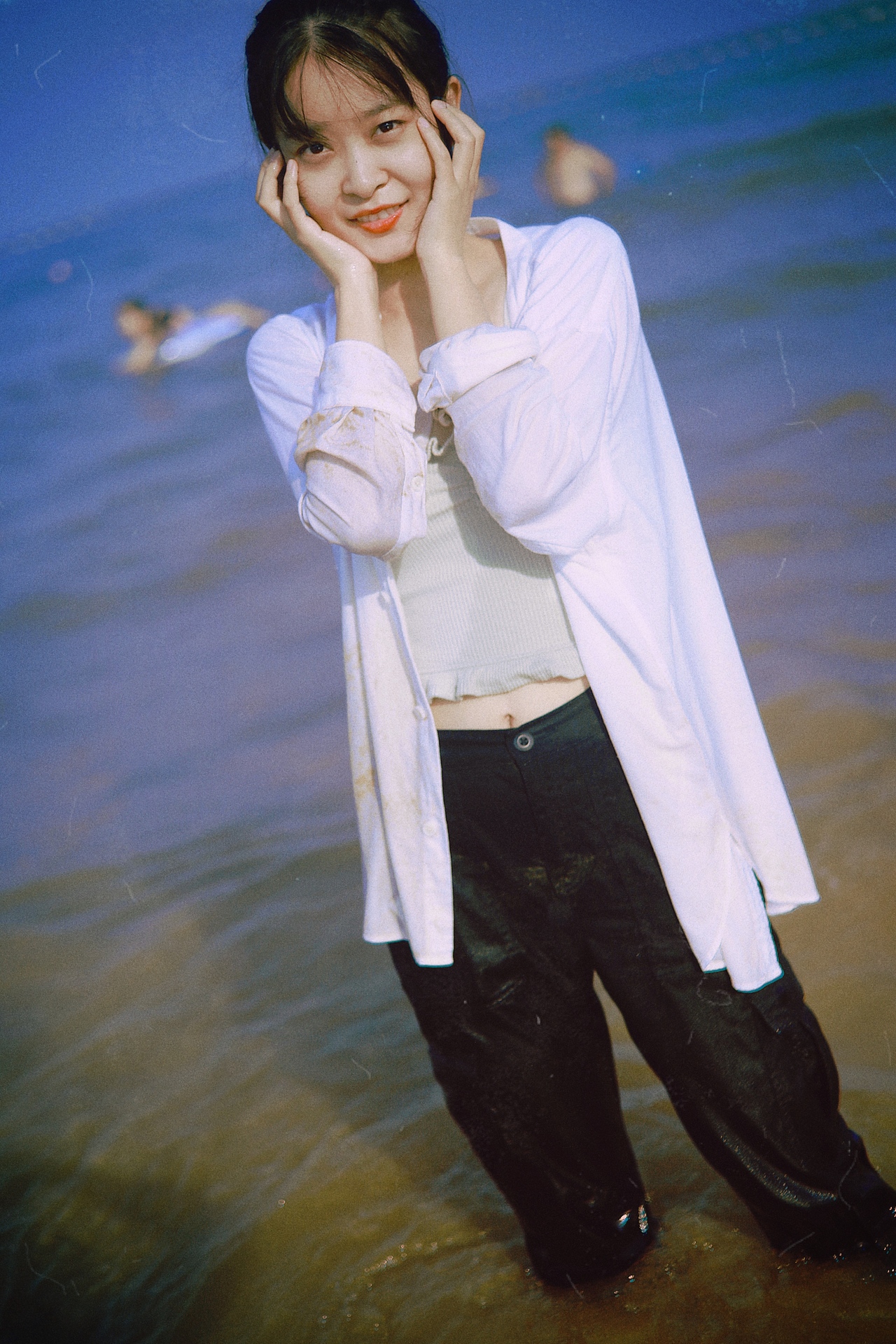 夏天的海（图ZMjIzODgxOTcy） - 人像摄影 - 站酷设计师跳跃的米豆原创素材 - 站酷ZCOOL