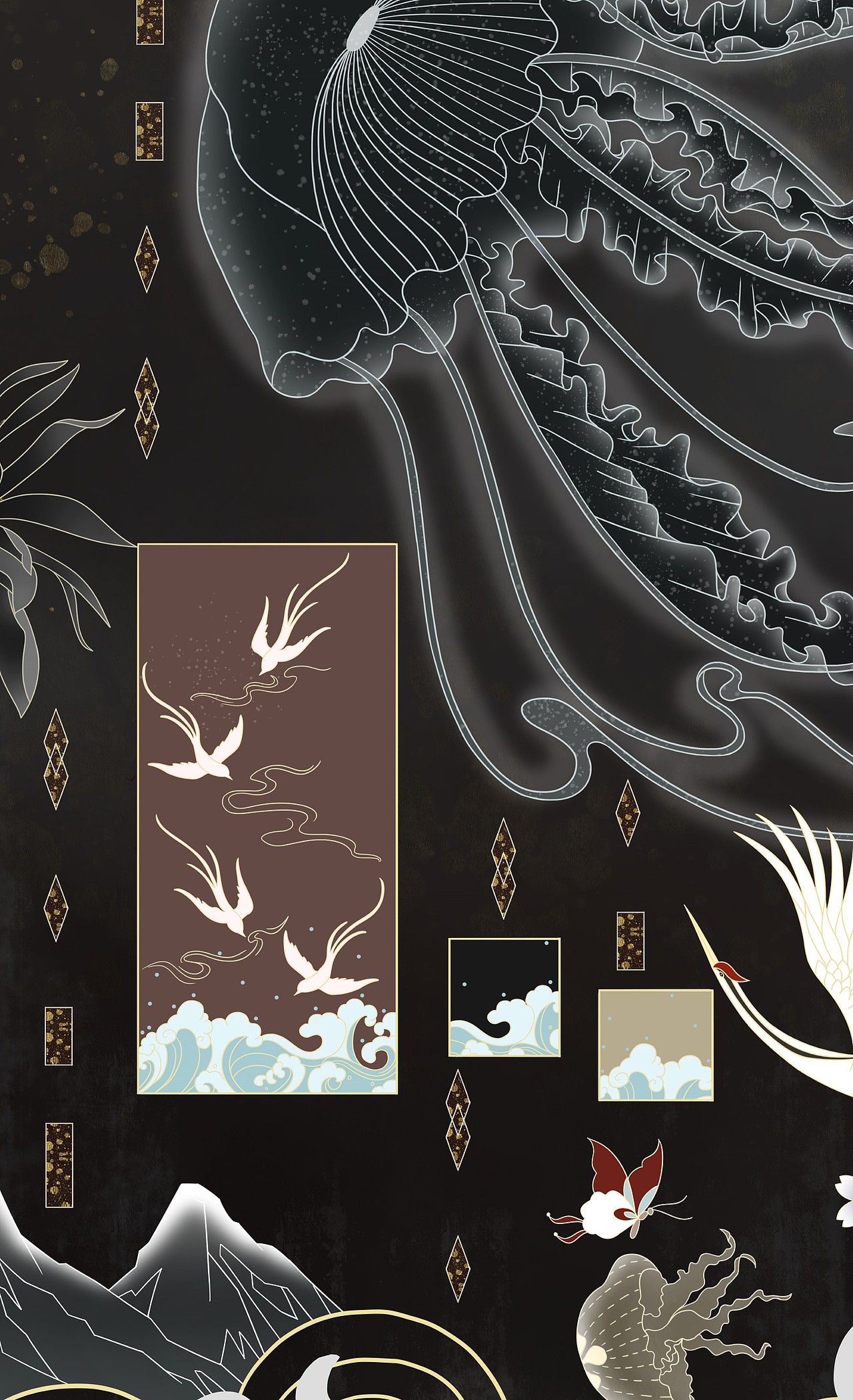 山海（图ZMjU4NTcwMDcy） - 商业插画 - 站酷设计师Asheng阿笙原创素材 - 站酷ZCOOL