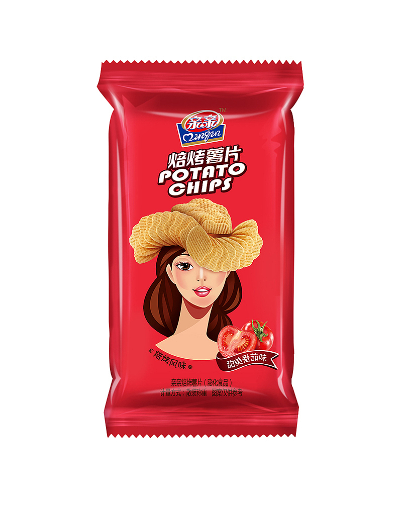 【闽颂设计作品】亲亲焙烤薯片包装设计