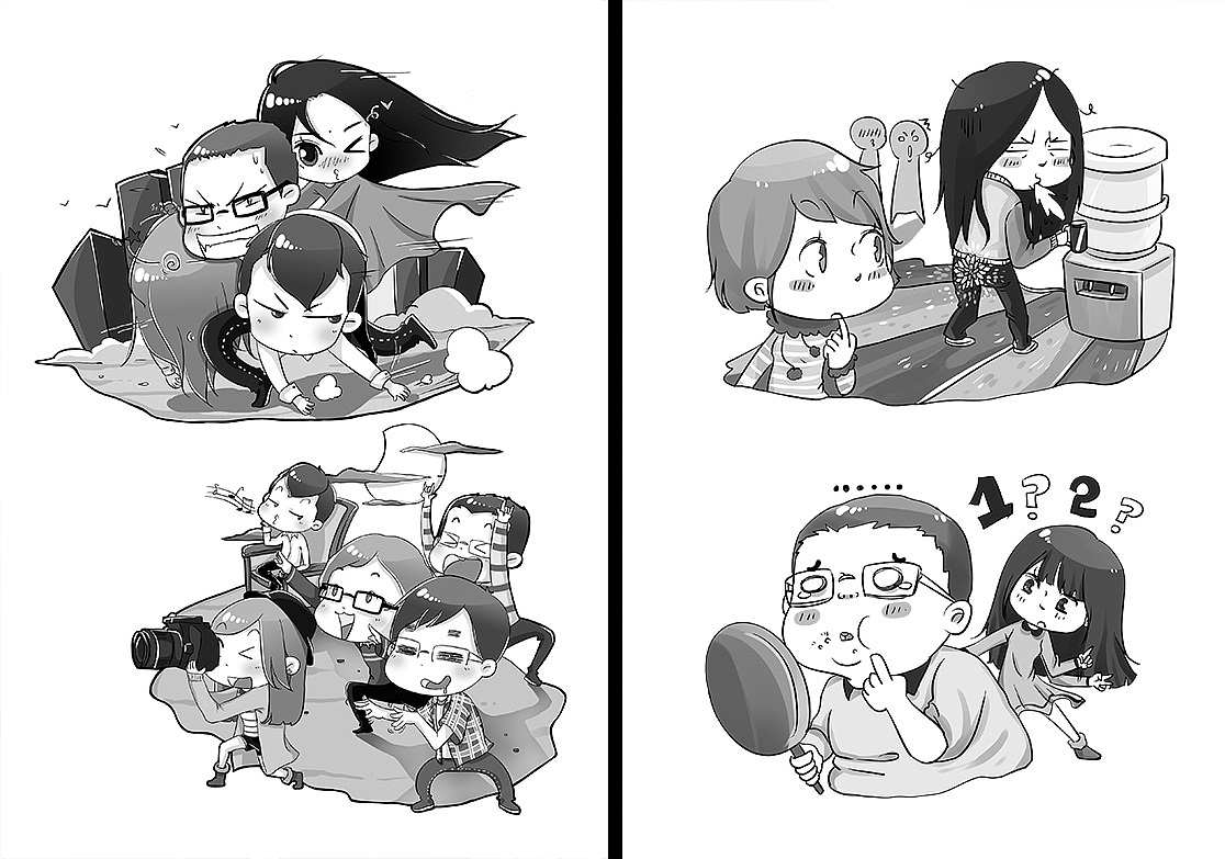 2015-2016  杂志黑白插图整理