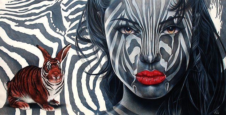 一,"透叠图形"设计: br>含义:两形相叠透出重叠