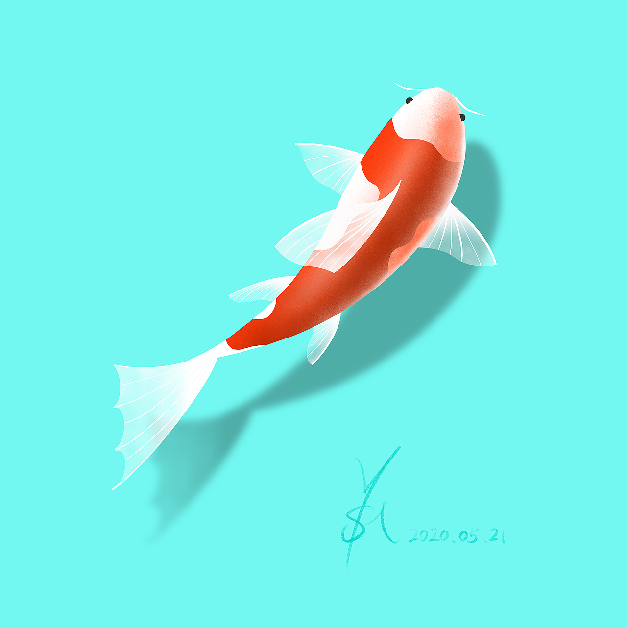 B站自学Procreate插画练习（图ZMjEwMjAyNTUy） - 创作习作 - 站酷设计师初一司五原创素材 - 站酷ZCOOL