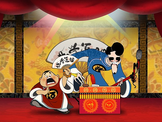 <闹闹天宫>黑白无常相声皮肤设定