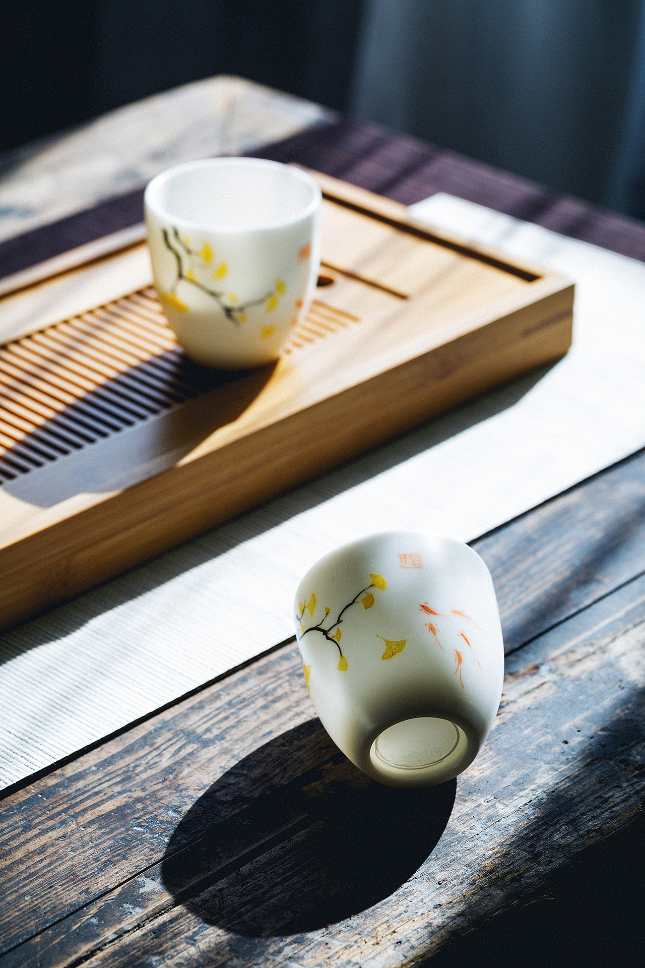 手绘白瓷杯 草木祠（图ZMTAyNzg3NDE2） - 产品摄影 - 站酷设计师草木祠原创素材 - 站酷ZCOOL