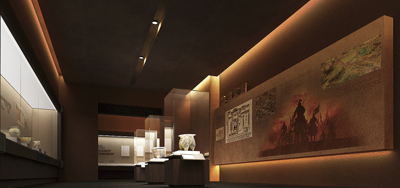 伊川县博物馆（图ZMTYzNDMyODk2） - 展陈设计 - 站酷设计师江边水清原创素材 - 站酷ZCOOL