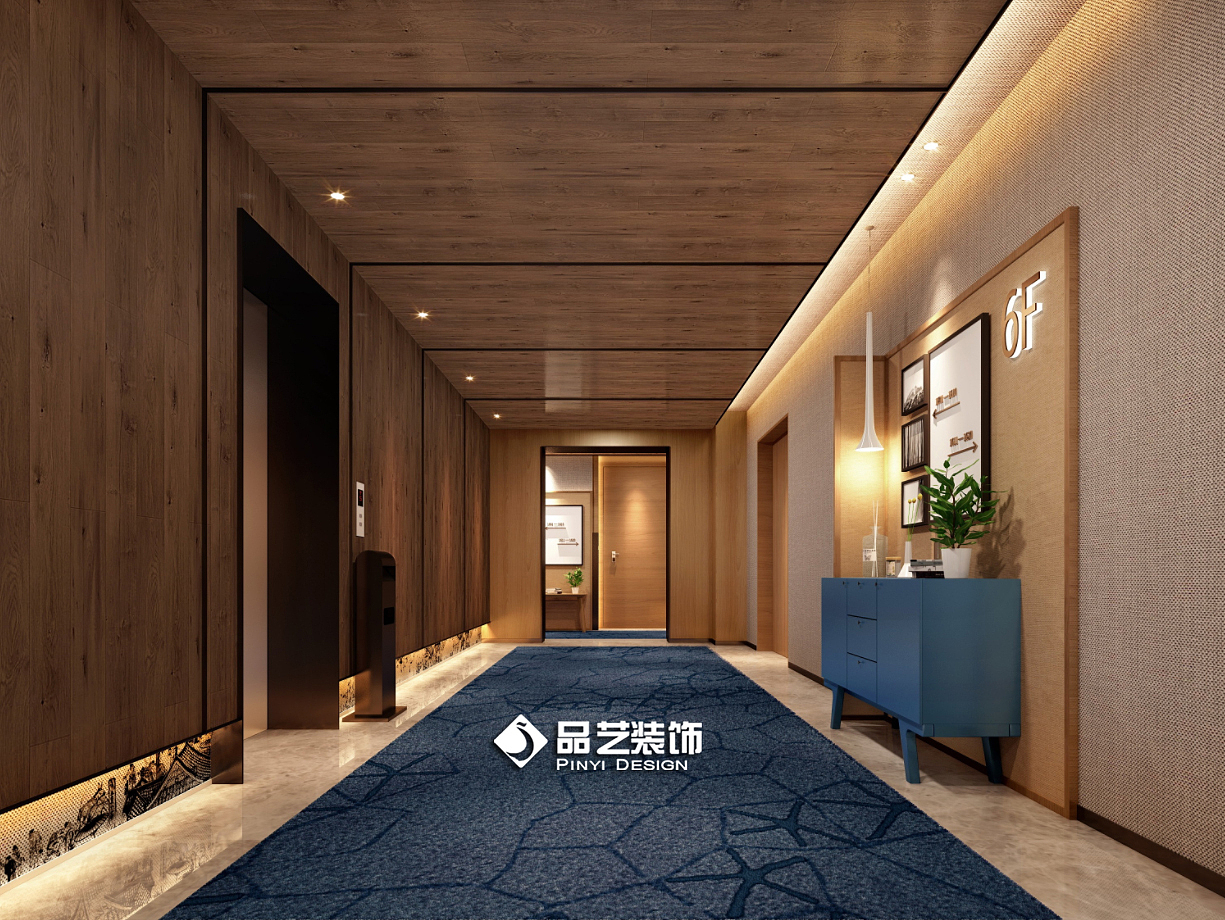 艺术精品酒店装修设计效果图|空间|家装设计|品艺装饰_原创作品-站酷