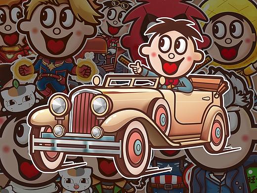 之前画过的一堆小旺仔~