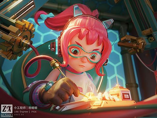 小女陔和机器人--第三弹