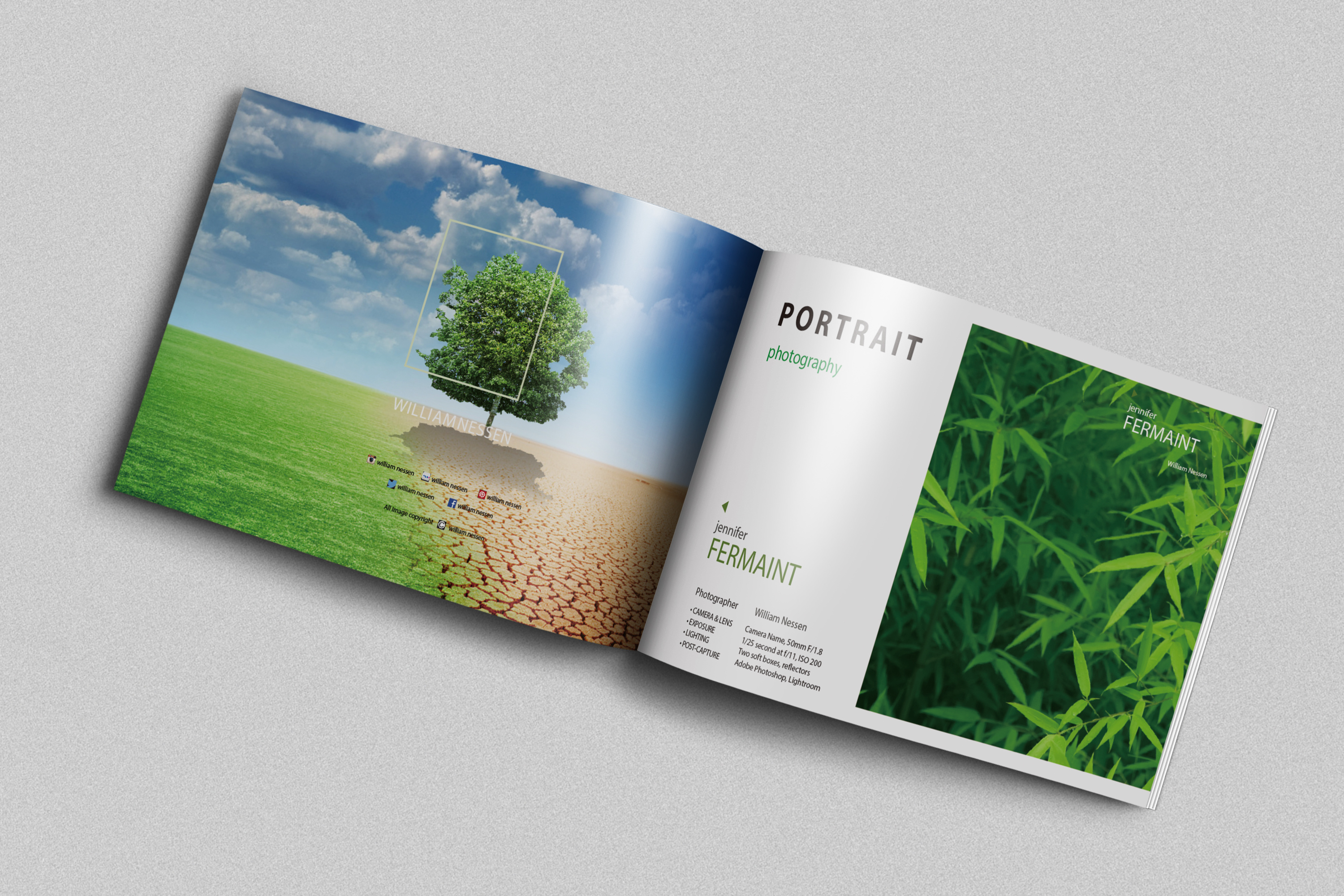环保宣传册封面设计图片