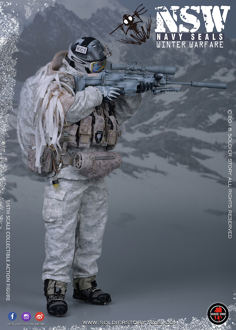 SoldierStory新品：1/6 美军海豹特种部队雪地精确射手（图ZMTE4MTgyMzAw） - 手办/模玩 - 站酷设计师SoldierStory原创素材 - 站酷ZCOOL