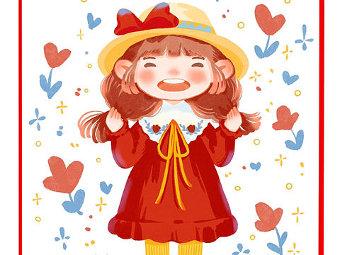 插画小人帖子