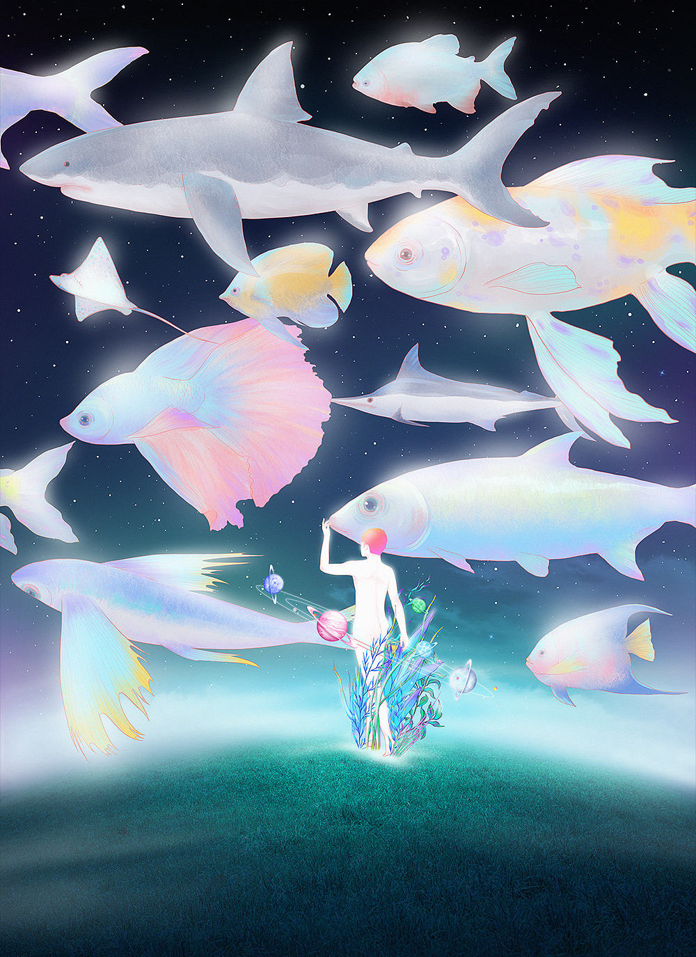 《繁花落梦》(图ZMTAzNTA0NDky) - 商业插画 - 站酷设计师南国夏原创素材 - 站酷ZCOOL