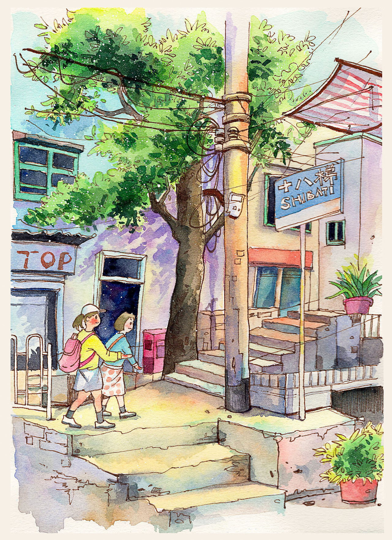 钢笔淡彩（图ZMjUxNDcyMDEy） - 绘画 - 站酷设计师泡影min原创素材 - 站酷ZCOOL