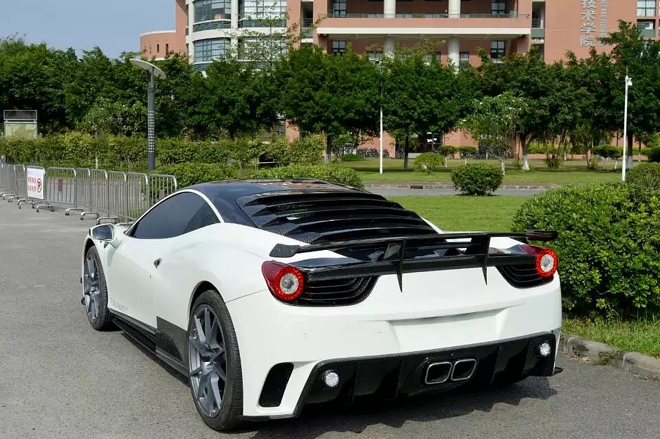 法拉利458改装升级 mansory 大包围 前杠 前唇 机盖