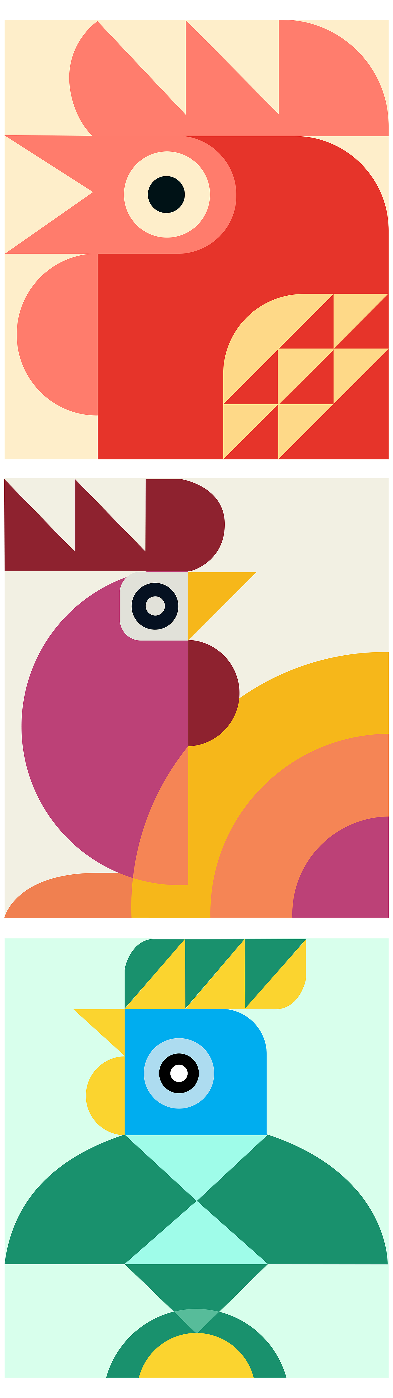 海报－金鸡报春系列海报（图ZNjkzMzQ1MjA=） - 海报 - 站酷设计师wxj1005原创素材 - 站酷ZCOOL