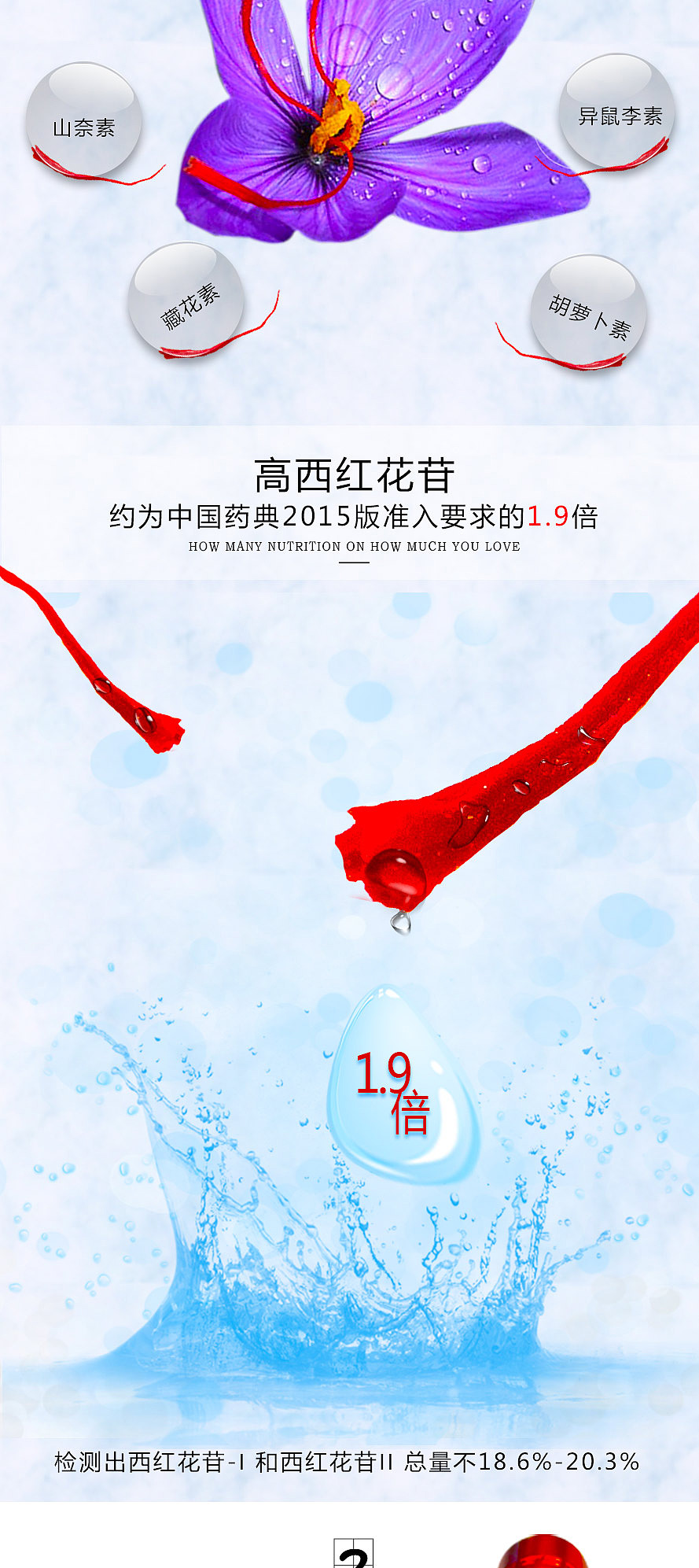 进口西红花详情页