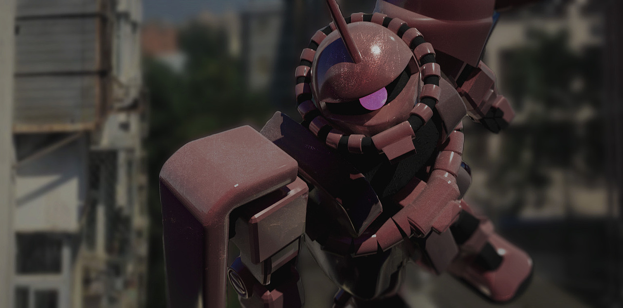 扎古 c4d建模 原生渲染（图ZMTY4MTU5MjAw） - 机械/交通 - 站酷设计师规规原创素材 - 站酷ZCOOL