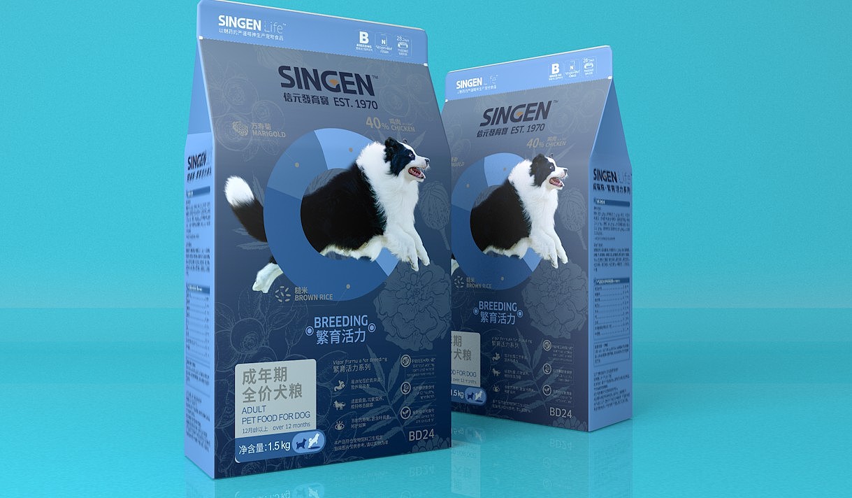 狗粮包装渲染（3/10000）（图ZMjIwMDI3Mzc2） - 产品摄影 - 站酷设计师zhuhuixiang217原创素材 - 站酷ZCOOL