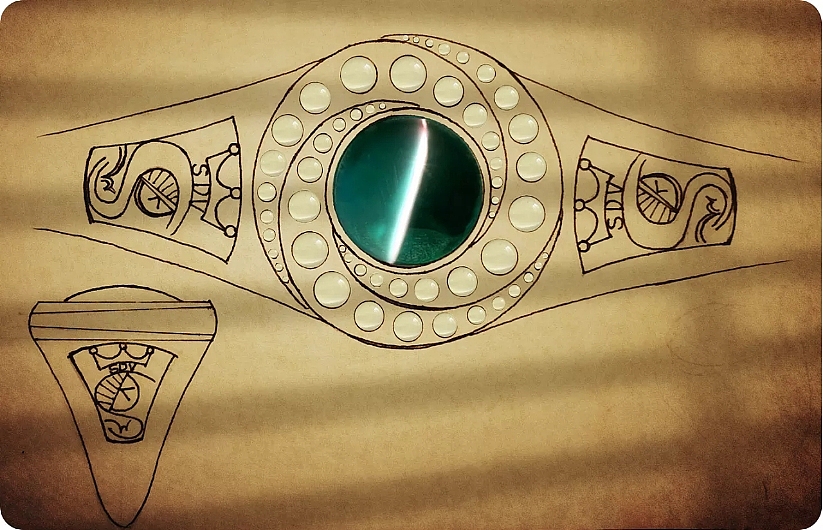 手绘稿保存猫眼大戒指（图ZMTEzMjQyMjM2） - 生活用品 - 站酷设计师Z45553849原创素材 - 站酷ZCOOL