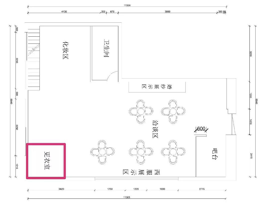 商业：婚纱礼服私人定制空间布局规划（图ZMTcxMjk2NDU2） - 家装设计 - 站酷设计师SAMSON宋正露原创素材 - 站酷ZCOOL