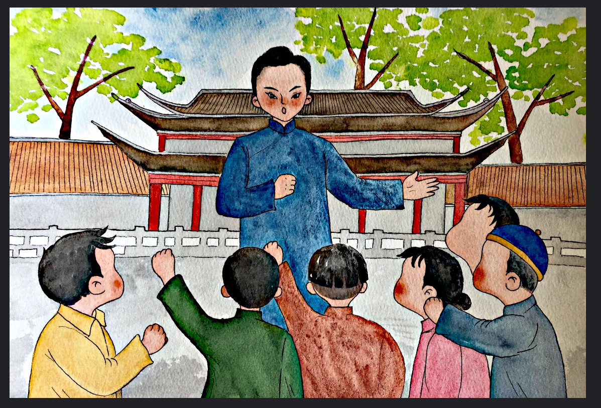 革命烈士|插画|儿童插画|张小妹儿m - 原创作品 - 站酷 (zcool)