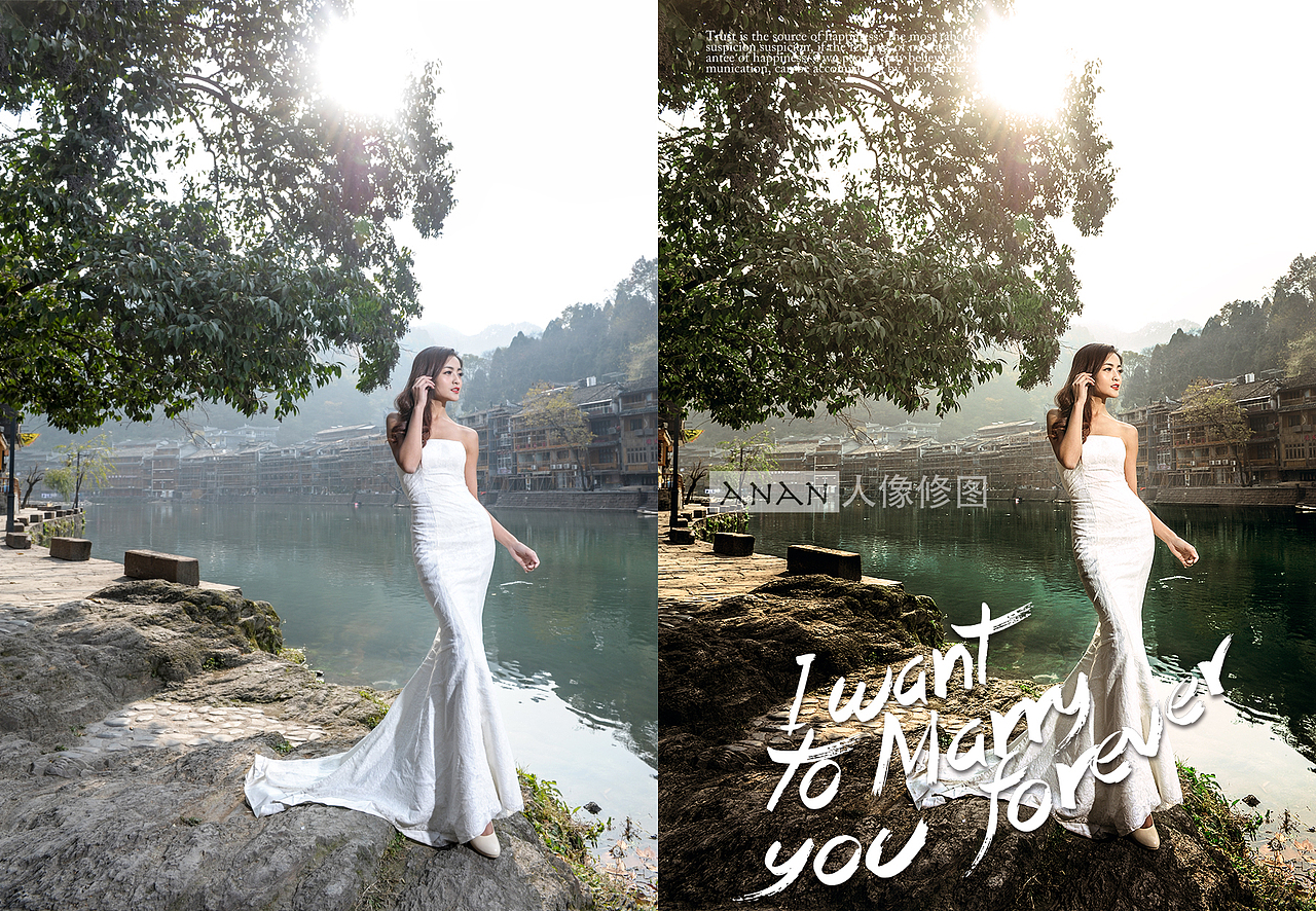 色调练习对比。（图ZMTUxMTMxODY0） - 修图/后期 - 站酷设计师小琳同学原创素材 - 站酷ZCOOL