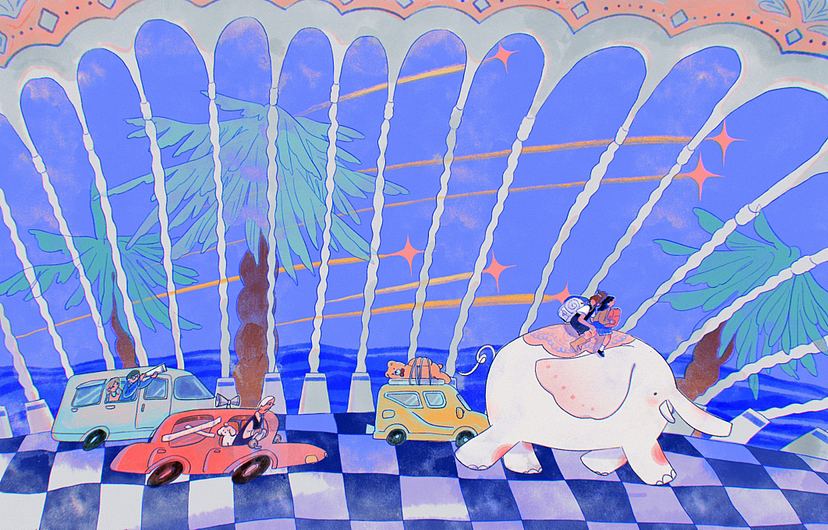 离家出走（图ZMzI4MjkyNDA0） - 绘本 - 站酷设计师刘可喜原创素材 - 站酷ZCOOL