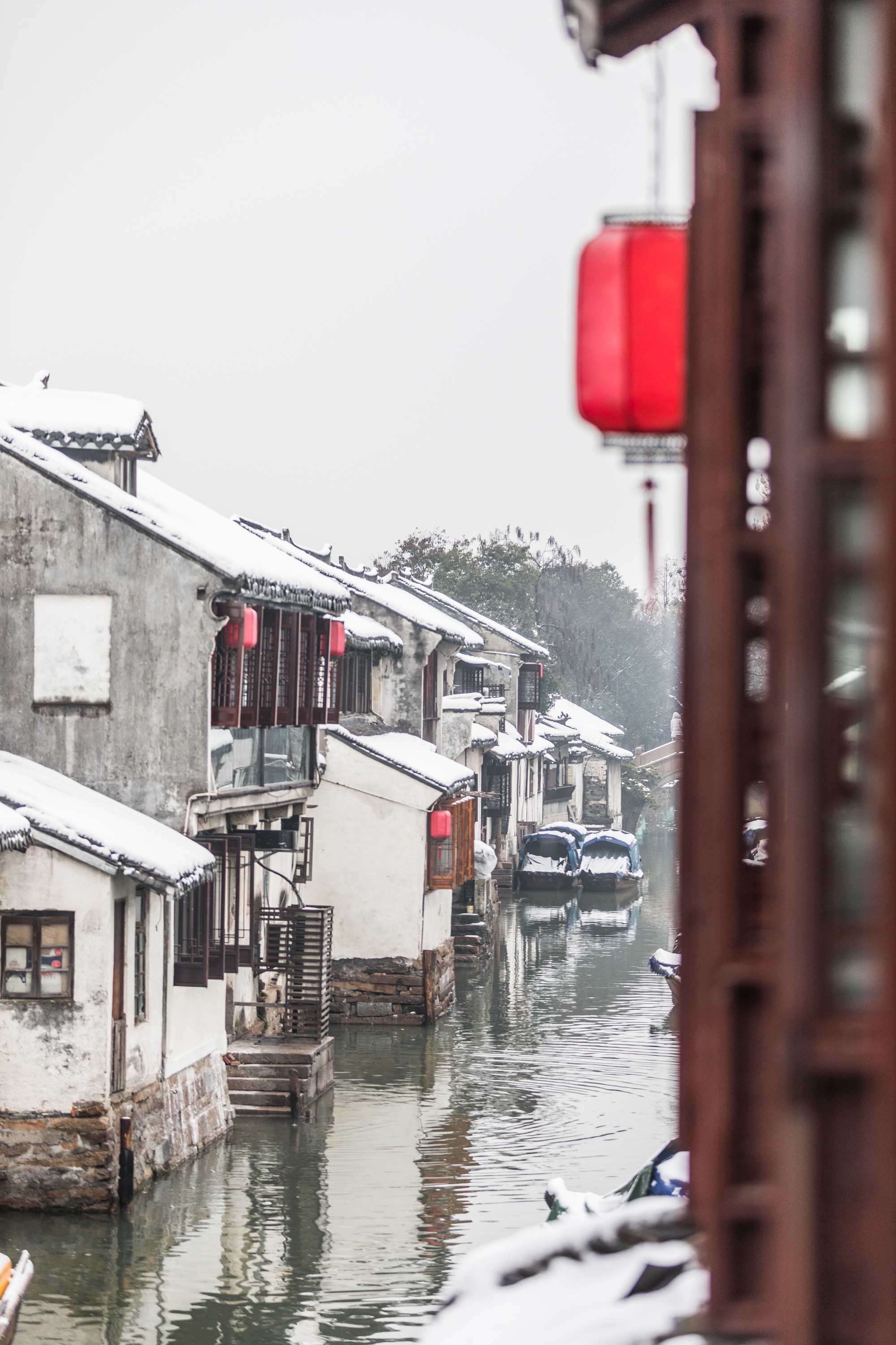 2018年周庄古镇雪景