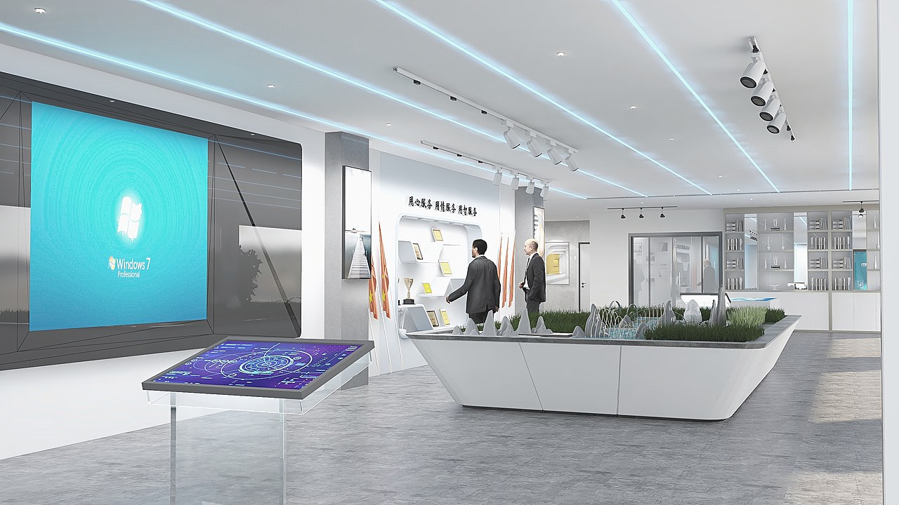 水利展厅设计（图ZMjE0MTcyNTc2） - 展陈设计 - 站酷设计师Z94000513原创素材 - 站酷ZCOOL