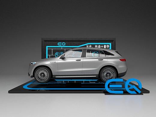 奔驰 郑州之星 EQC电动展示