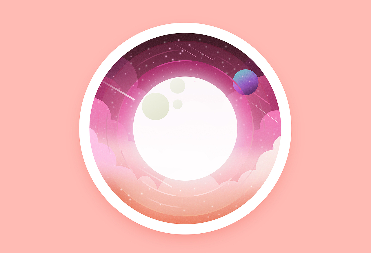 渐变插画（图ZMTM4MzAzMzE2） - 创作习作 - 站酷设计师肉嘟嘟的胖胖儿原创素材 - 站酷ZCOOL