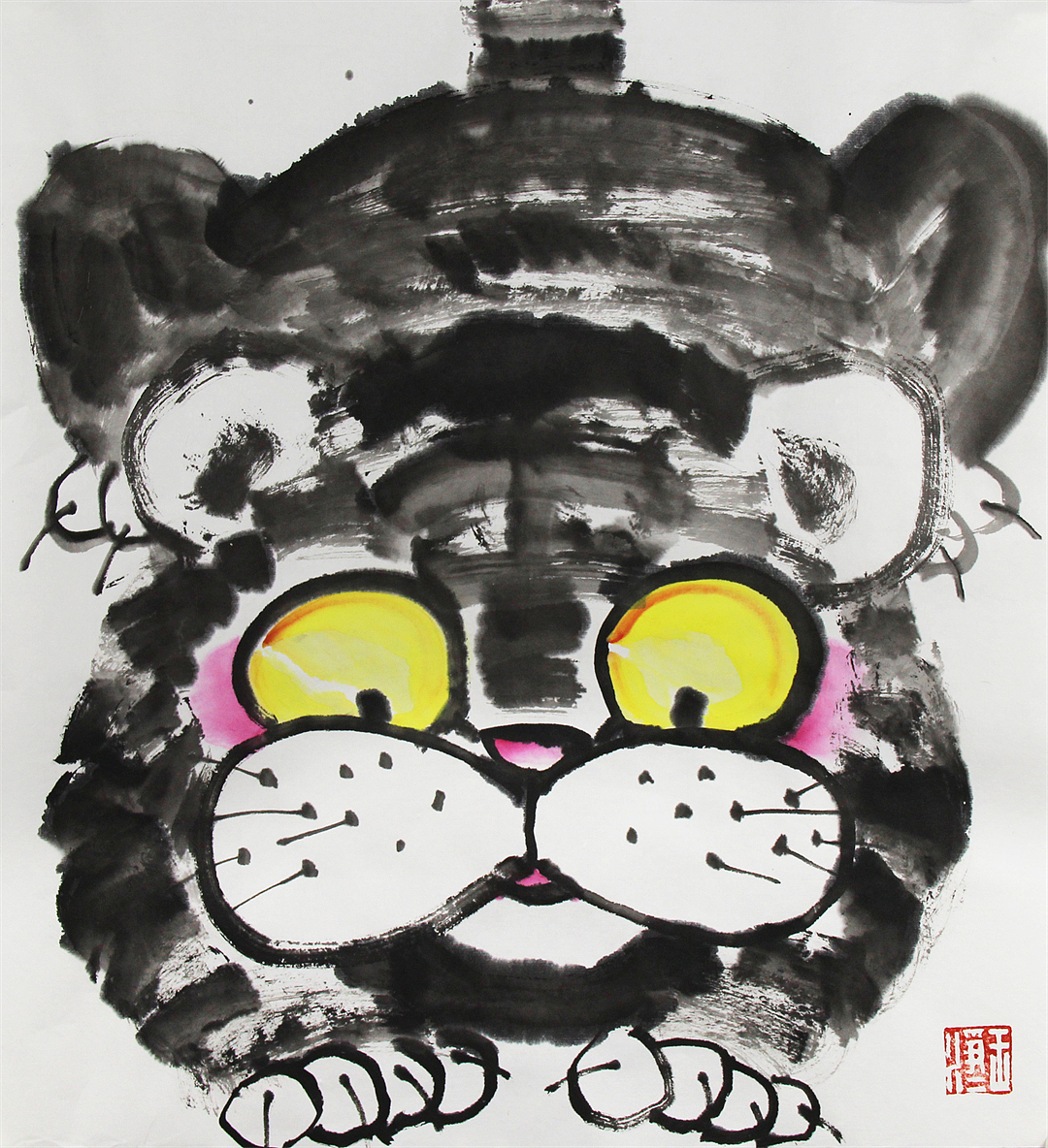 28幅老虎插画水墨画 虎年画虎（图ZMjc5NDMxODMy） - 儿童插画 - 站酷设计师画儿晴天原创素材 - 站酷ZCOOL