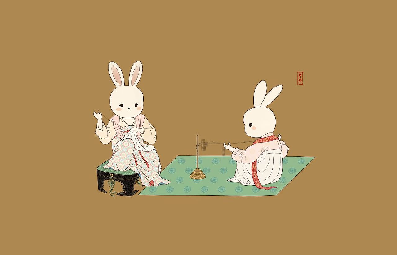 【捣练】（图ZMzU0OTE3NzYw） - 艺术插画 - 站酷设计师元邜原创素材 - 站酷ZCOOL