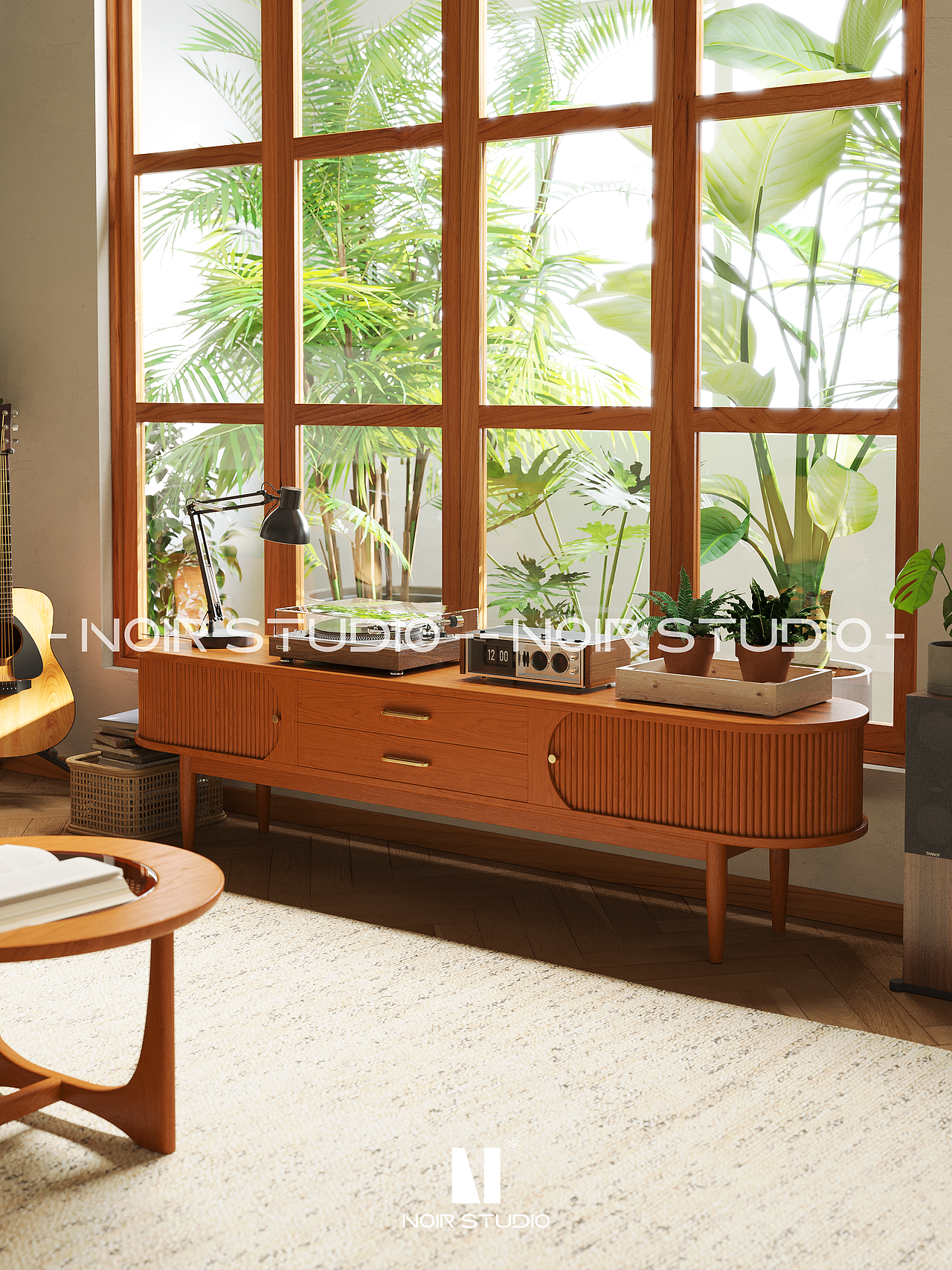 实木家具渲染（图ZMzQ3OTc3MTAw） - 生活用品 - 站酷设计师Noir黑色视觉原创素材 - 站酷ZCOOL