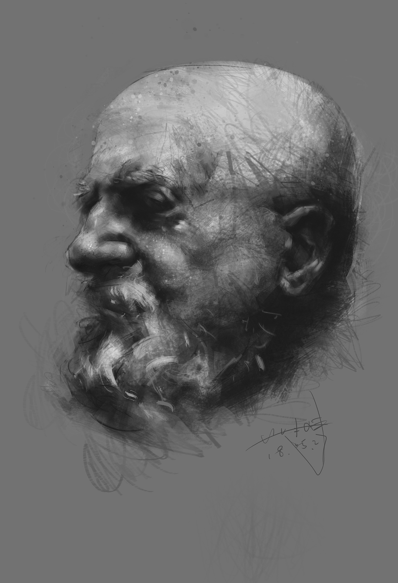 人物头像练习（图ZMTE4NjExNzE2） - 创作习作 - 站酷设计师鱼在吧啵吧啵吐泡原创素材 - 站酷ZCOOL