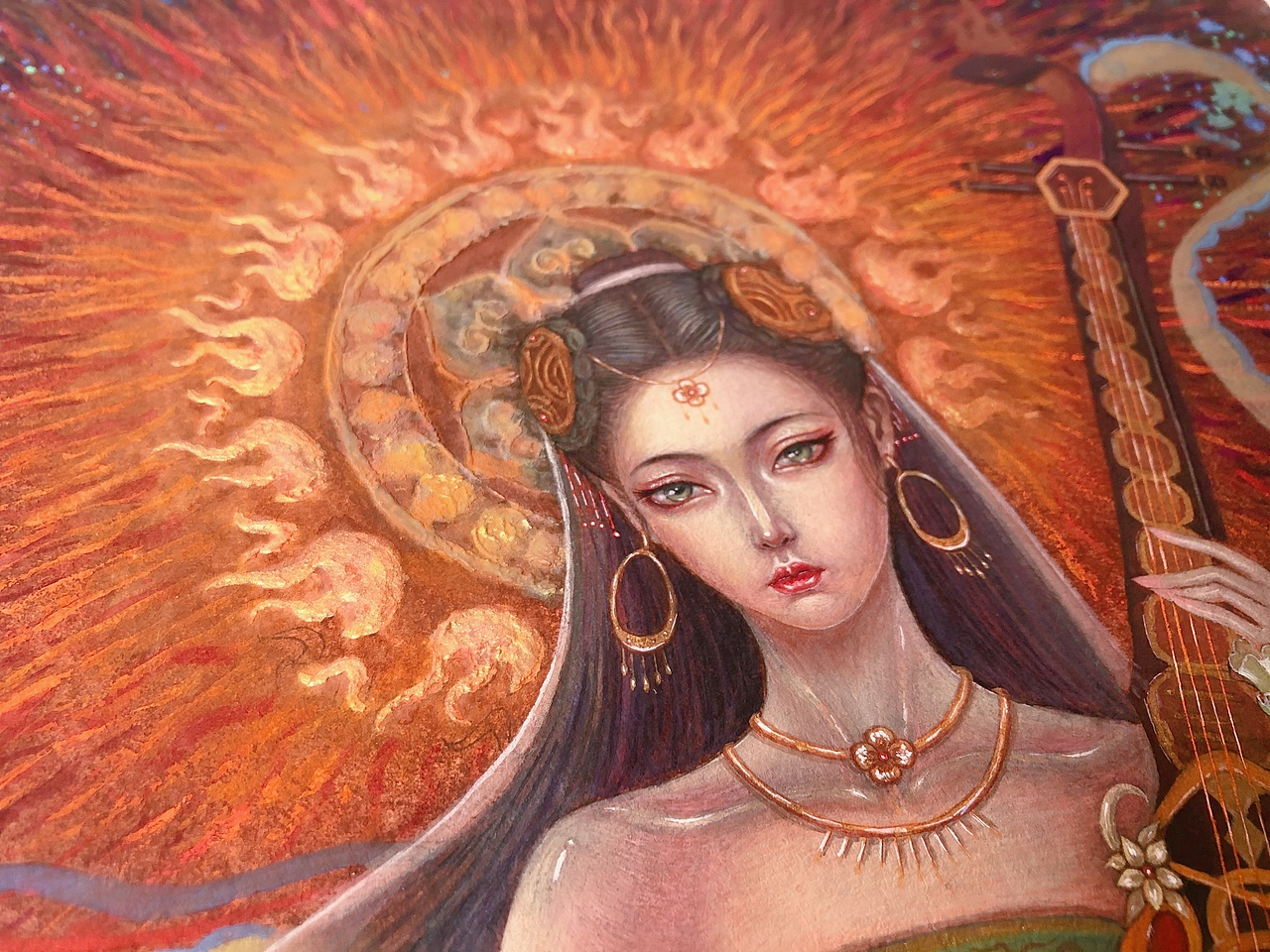 古风插画（图ZMTk5MzgzODE2） - 创作习作 - 站酷设计师_北言北原创素材 - 站酷ZCOOL