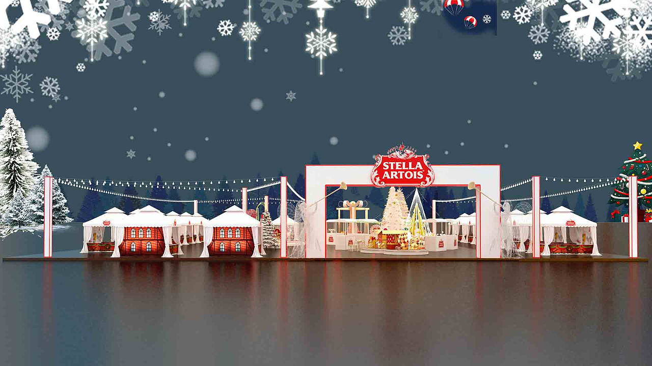 主题美陈设计|美陈创意设计|新年商场美陈设计