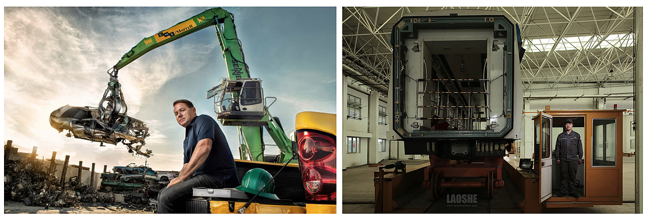 与同行的比较@企业家肖像/形象照/团队照/商务人像