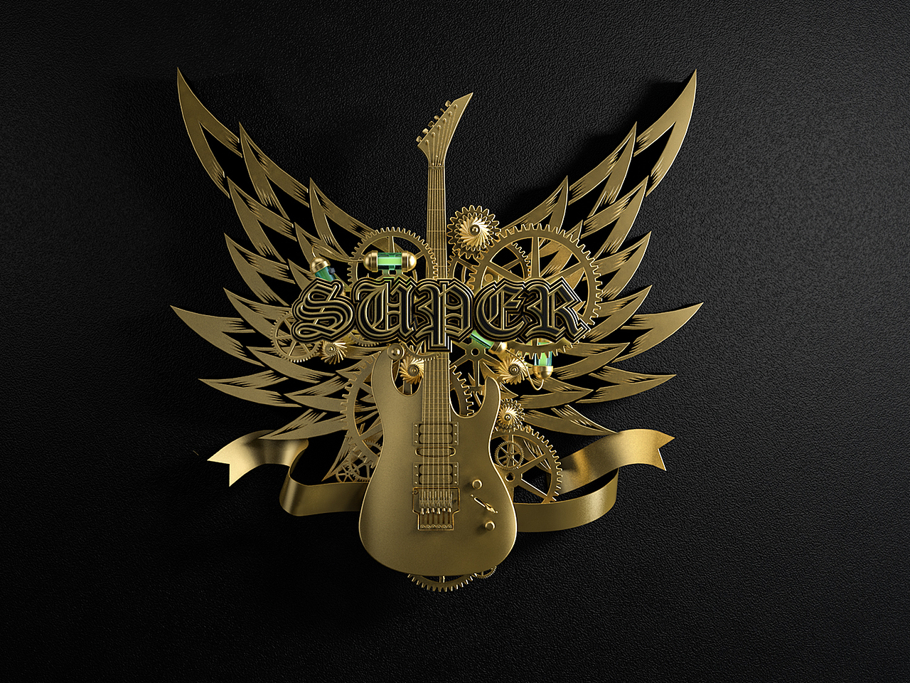 2016C4D练习-金属