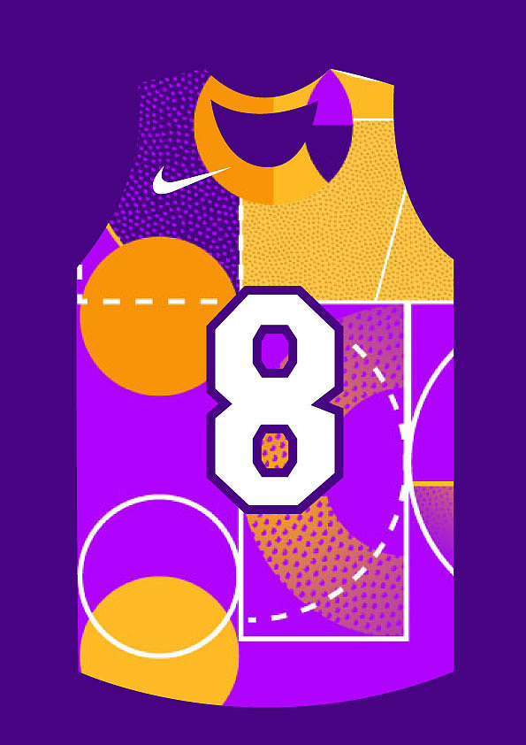 纪念科比退役球服